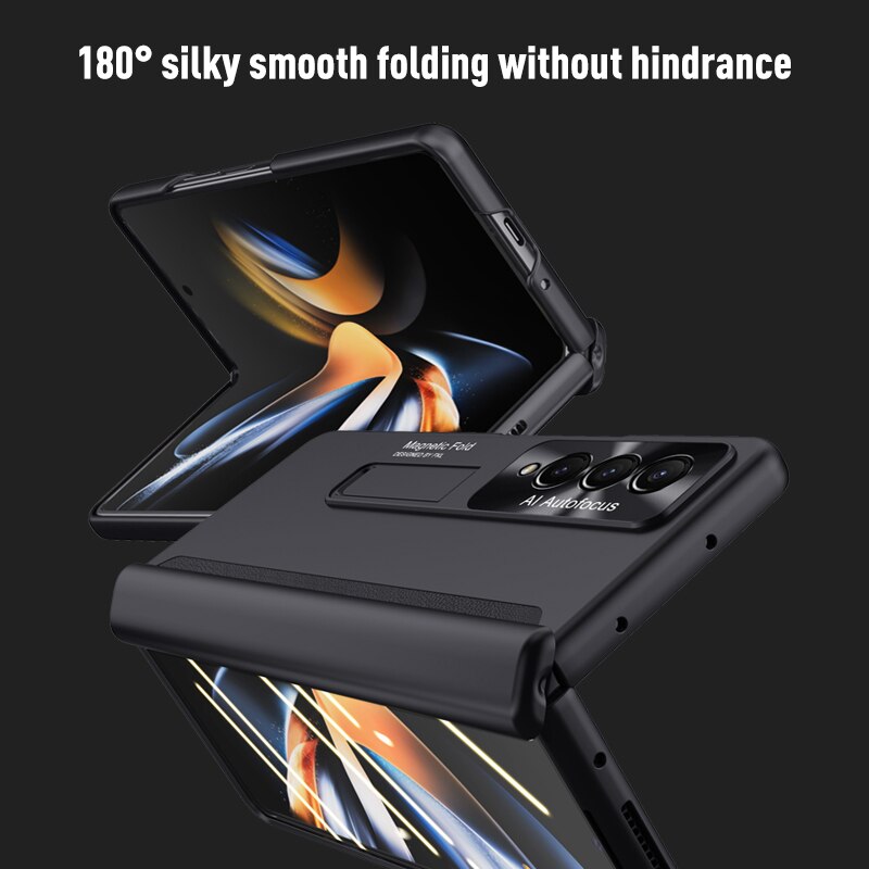 Magnetic Stand Case with Bracket For Samsung Galaxy Z Fold 4 – The