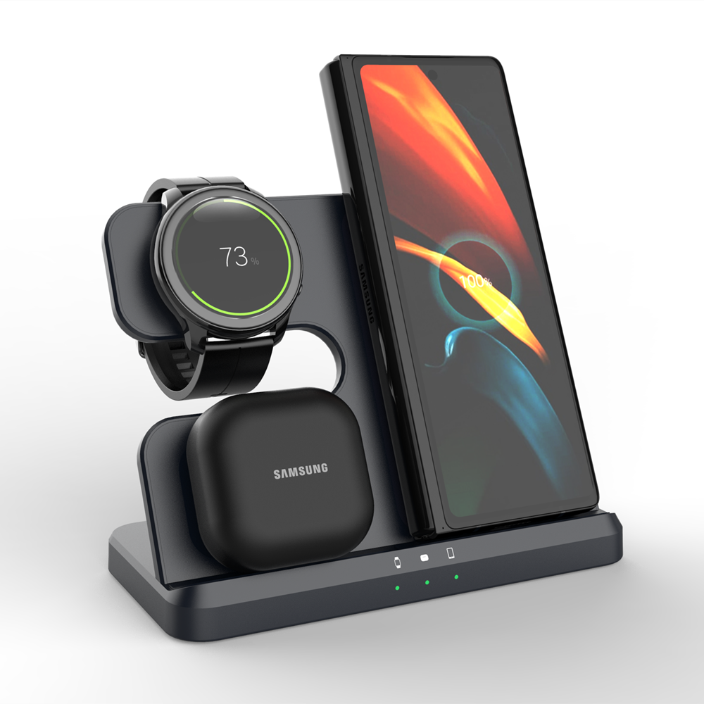 3 in 1 Wireless Charging Station for Samsung Galaxy Z Fold Series