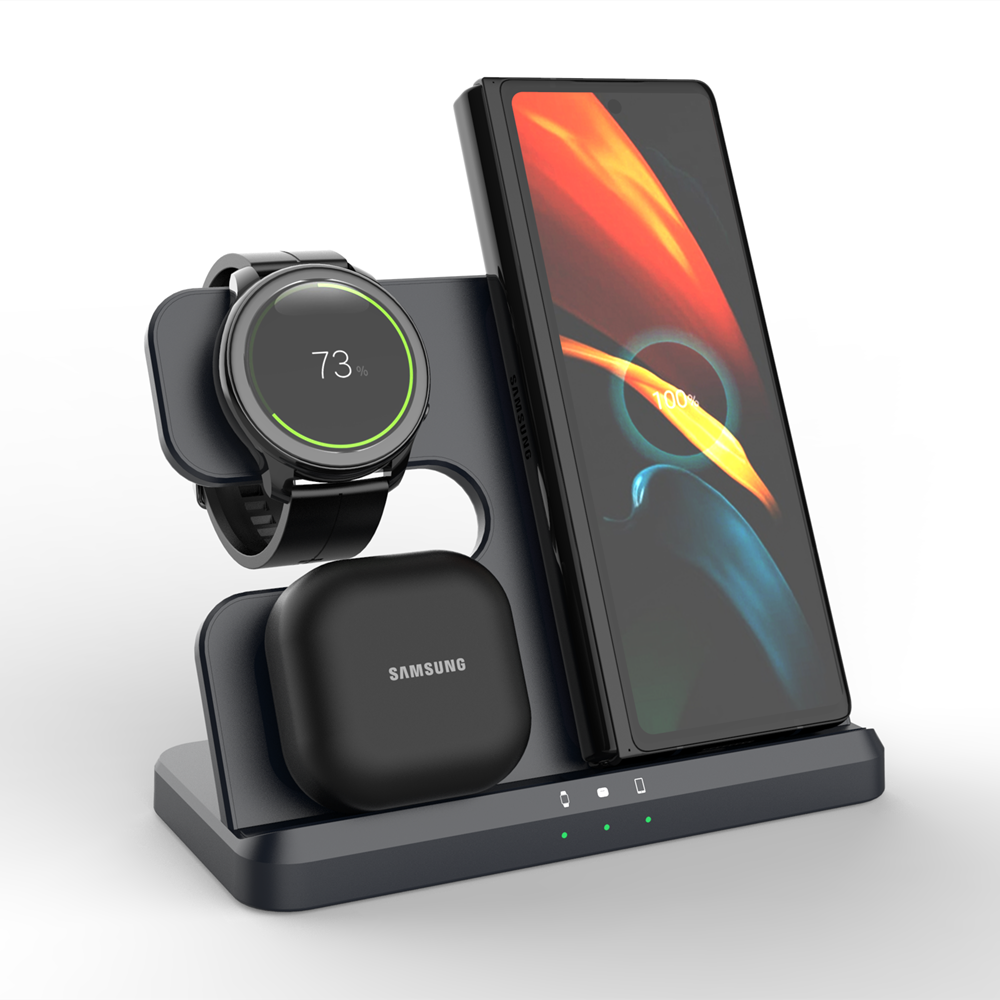 3 In 1 Wireless Charging Station For Samsung Galaxy Z Fold Series The 3-in-1-wireless-charging-station-for-samsung-galaxy-z-fold-series-the