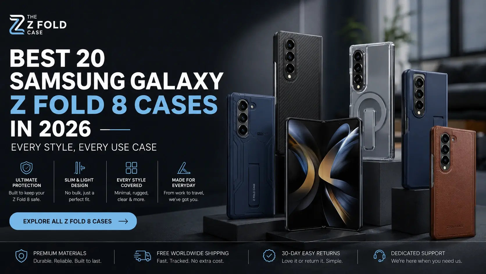 Best 20 Samsung Galaxy Z Fold 8 Cases in 2026 — Every Style, Every Use ...