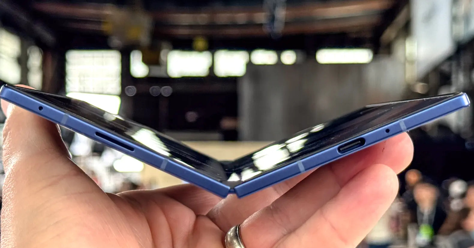 Galaxy Z Fold7 2026 open display with multitasking interface. 1