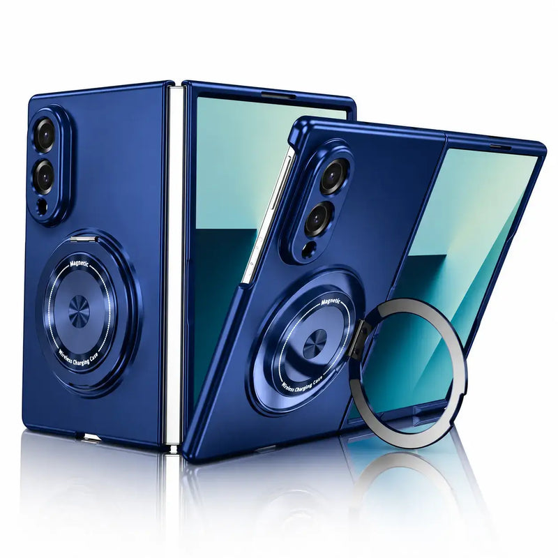 Magnetic Ring Stand Armor Case for Samsung Galaxy Z Fold 8 Wide