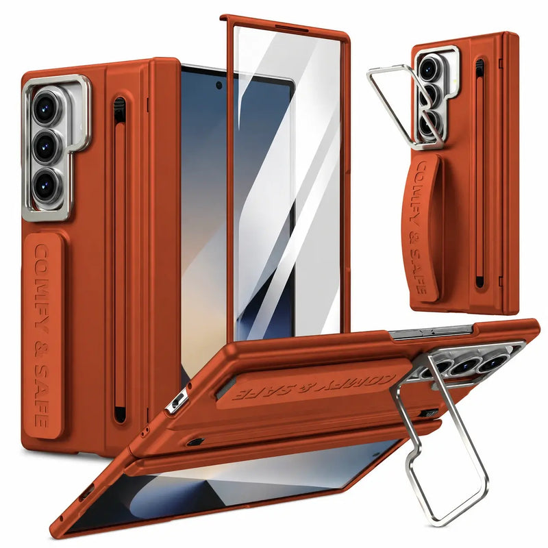 Multi-Angle Stand Case with Pen For Samsung Galaxy Z Fold 8 Ultra