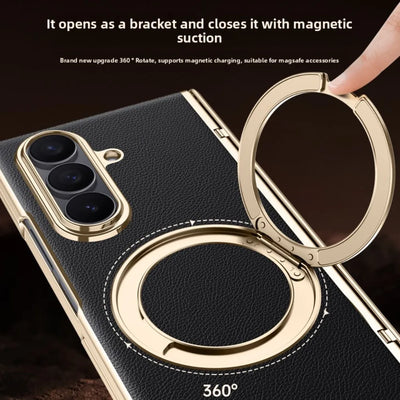 Magnetic Ring Case with Screen Protection