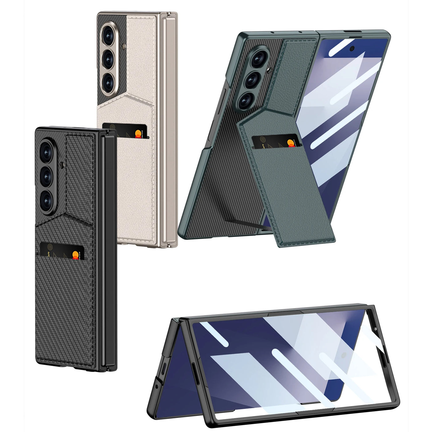 Premium Card Holder Kickstand Case