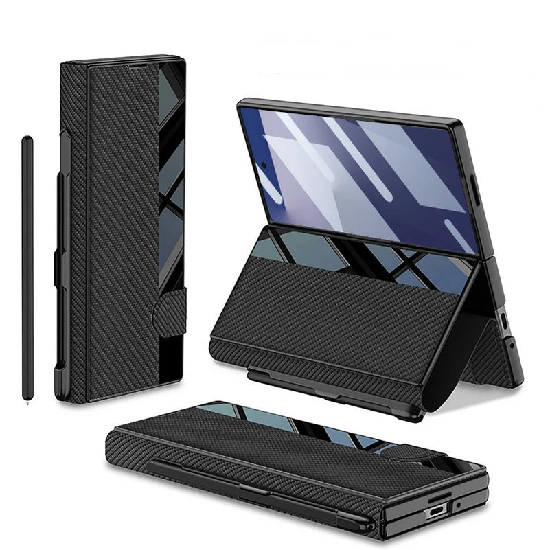 Flip Stand Case with Pen Slot & Film