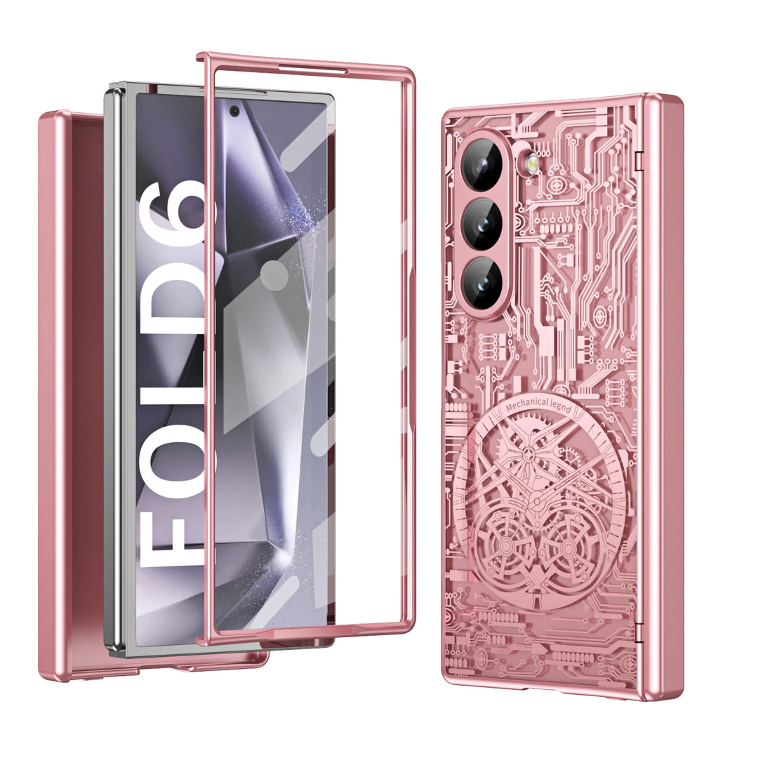 Cover Dual Layer Per Samsung Galaxy J6 - Gold/Oro - Protezione Resistente