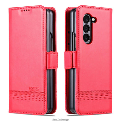 Magnetic Adsorption Leather Fitted Case For Samsung Galaxy Z Fold 5