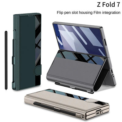 Flip Stand Case with Pen Slot & Film