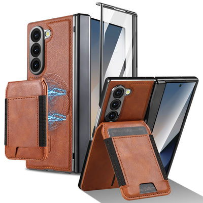 Detachable Leather Wallet Case for Samsung Galaxy Z Fold 7