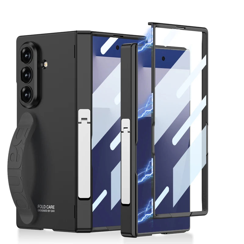 Magnetic Stand Case with Hinge Guard