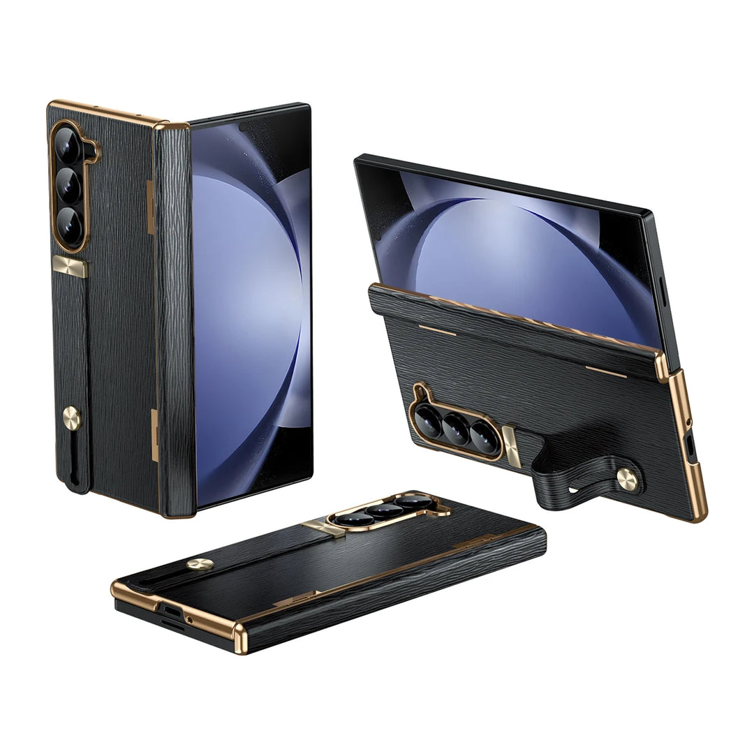 Galaxy - ＊チャコ＊　LEATHER COVER Galaxy Fold (中古) Se92f2121ea4649d1845219e374e62