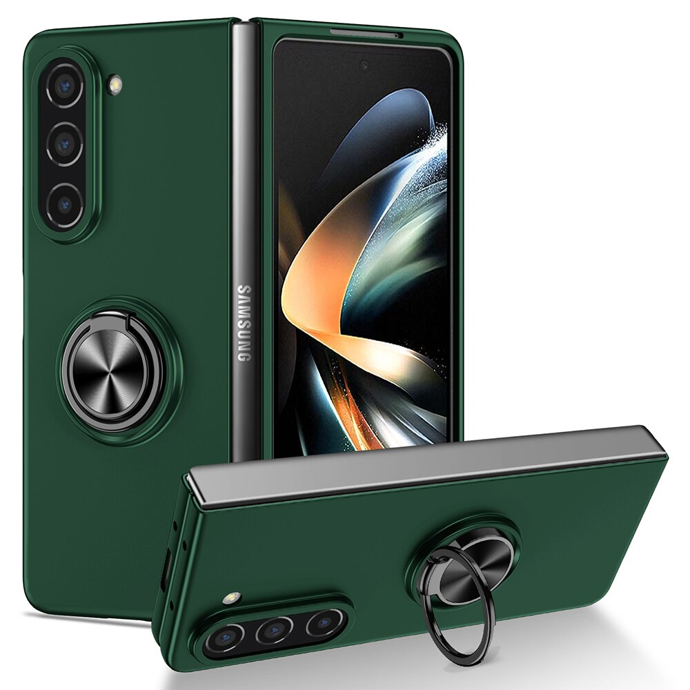 Magnetic Shockproof Case with Ring Stand For Samsung Galaxy Z Fold