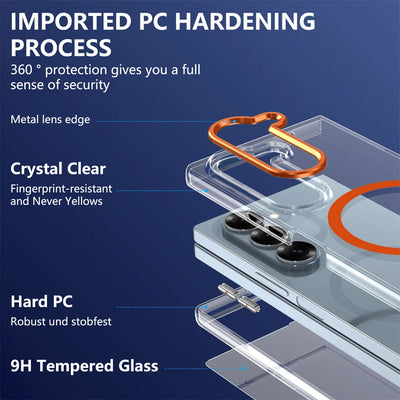 Clear Magnetic Case with Ring