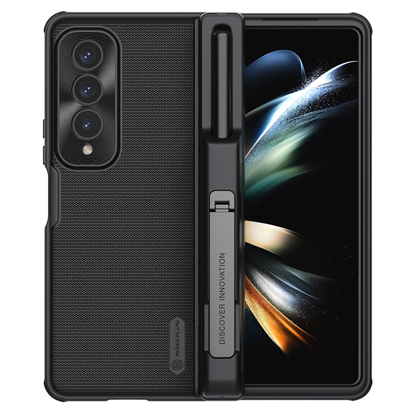 Shockproof Case with Kickstand & S-Pen Pocket For Galaxy Z Fold 4