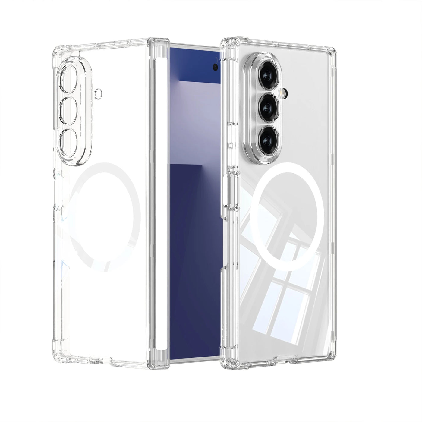 Clear Magnetic Shockproof Case For Z Fold