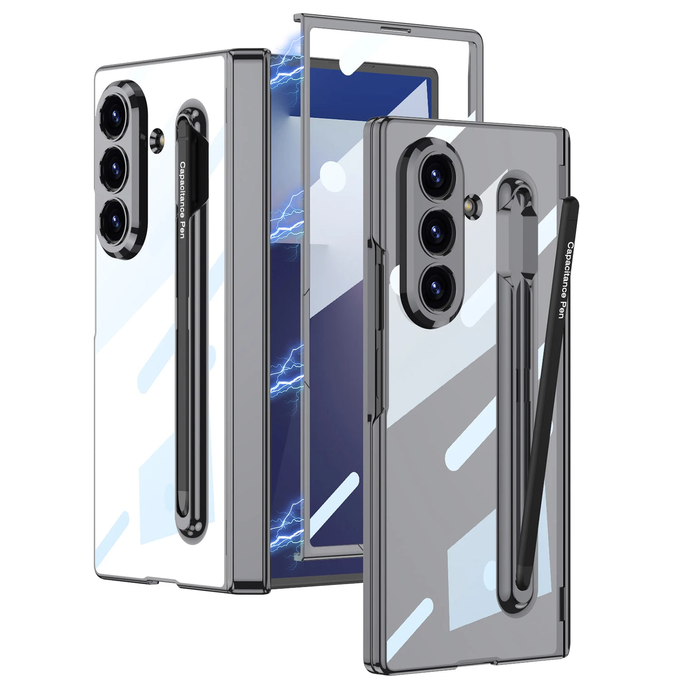 Clear Case with Pen Slot for Galaxy Z Fold 7