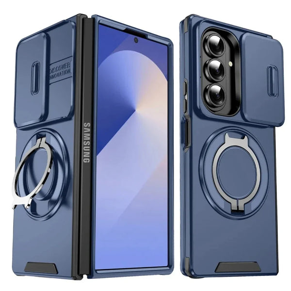 Magnetic Kickstand Case with Slide Camera Protetction