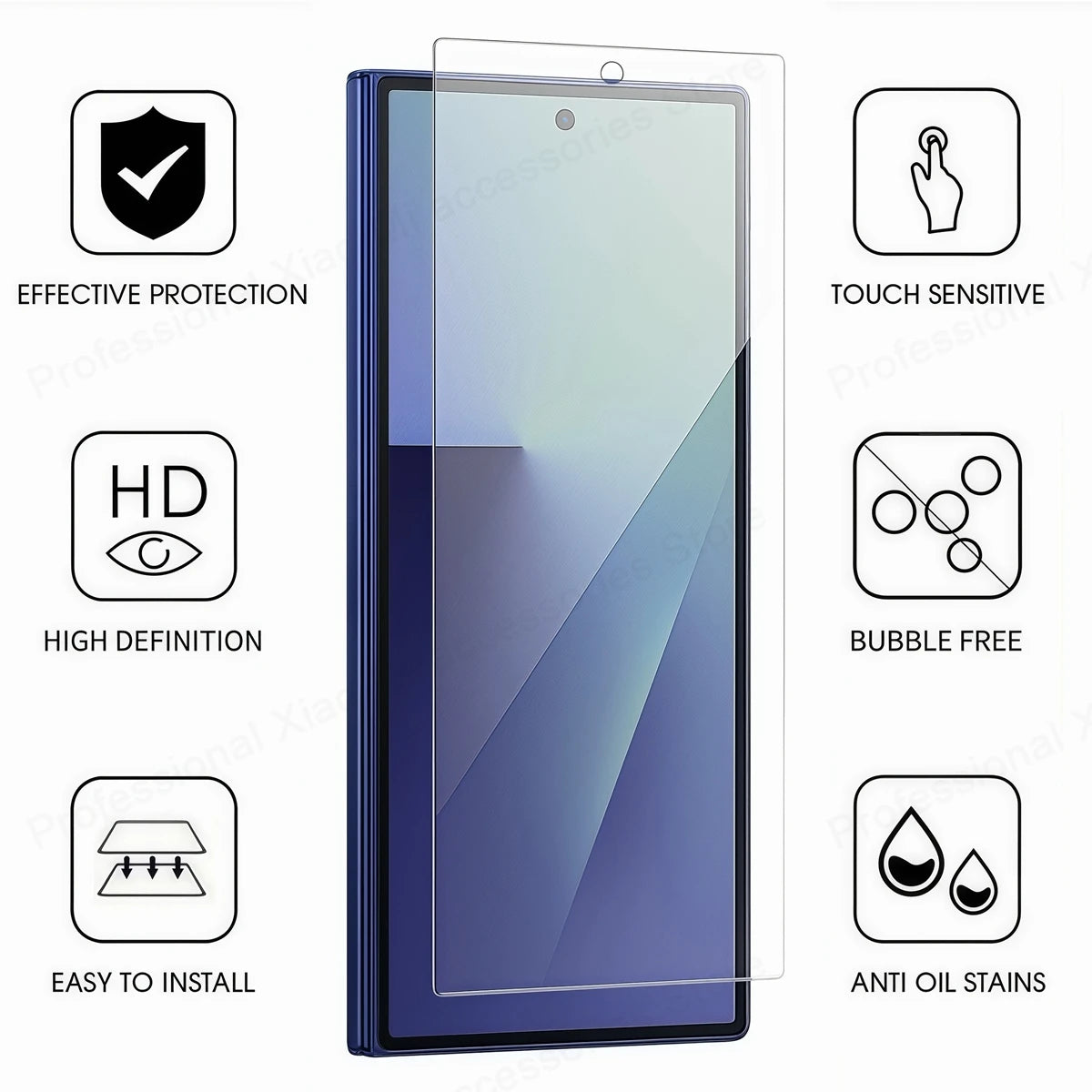 CrystalGuard 6-in-1 Tempered Glass Screen Protector Set for Galaxy Z Fold Series