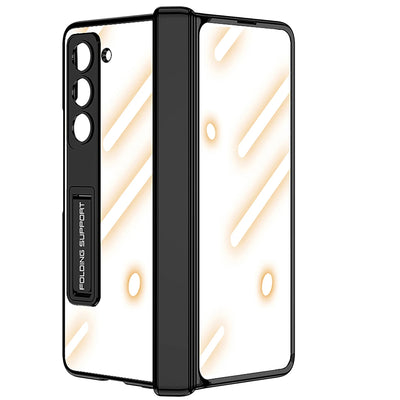 Transparent Case with Hinge Protection & Bracket for Samsung Galaxy Z Fold 6