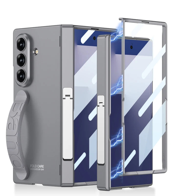 Magnetic Stand Case with Hinge Guard
