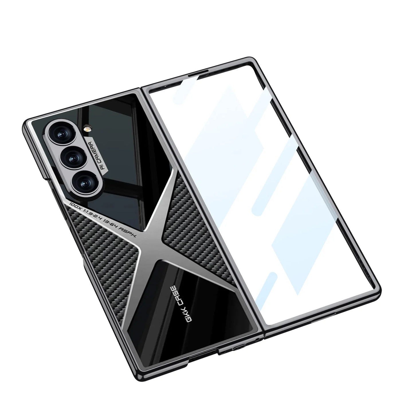 Luxury Leather Case with Camera Protection For Samsung Galaxy Z Fold 6