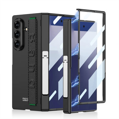 Magnetic Kickstand Case with Hand Strap