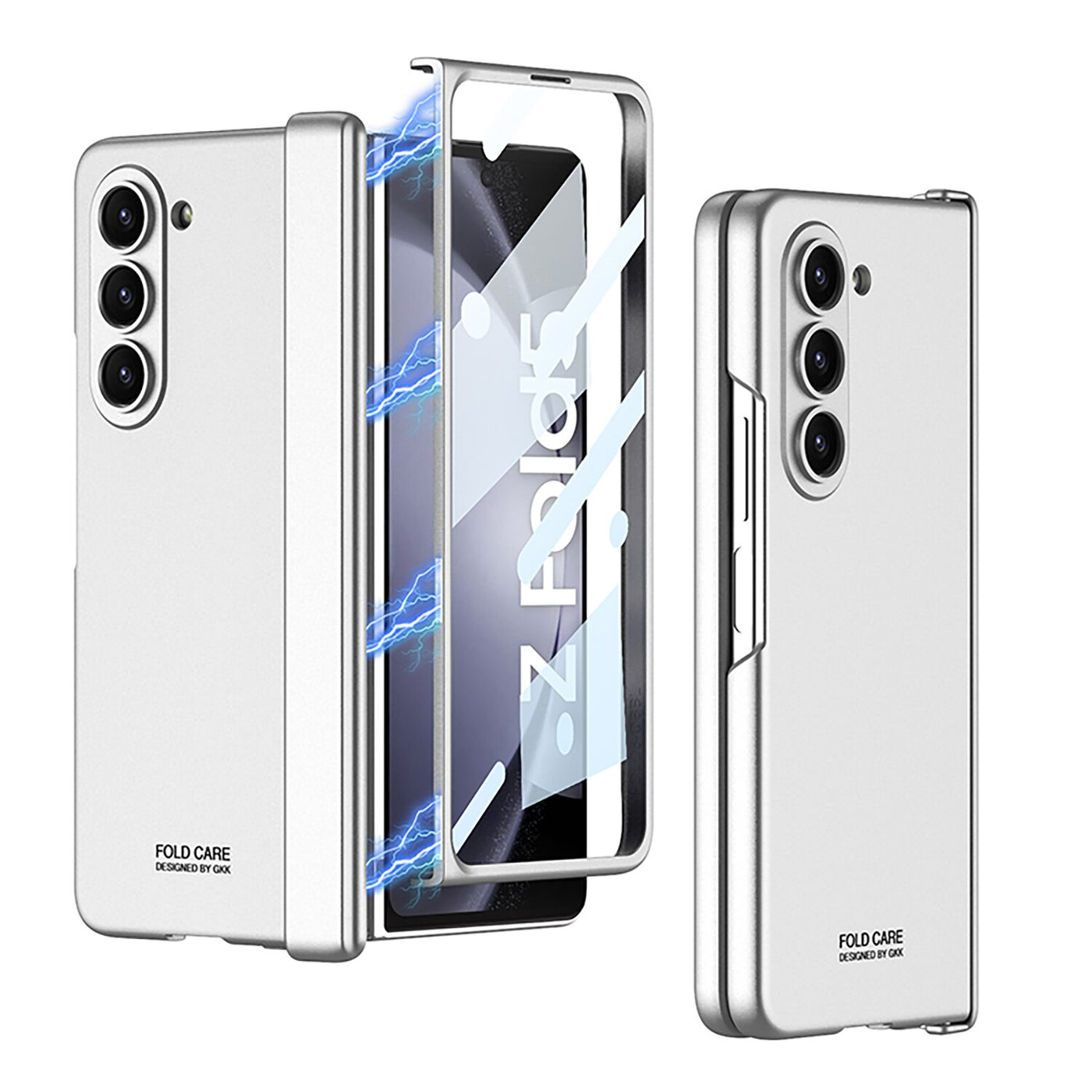 Armor Magnetic Hinge Protective Case For Samsung Galaxy Z Fold 5