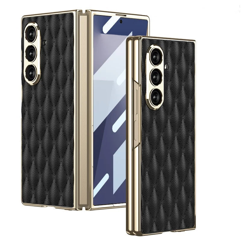 Premium Diamond-Texture Z Fold 7 Case
