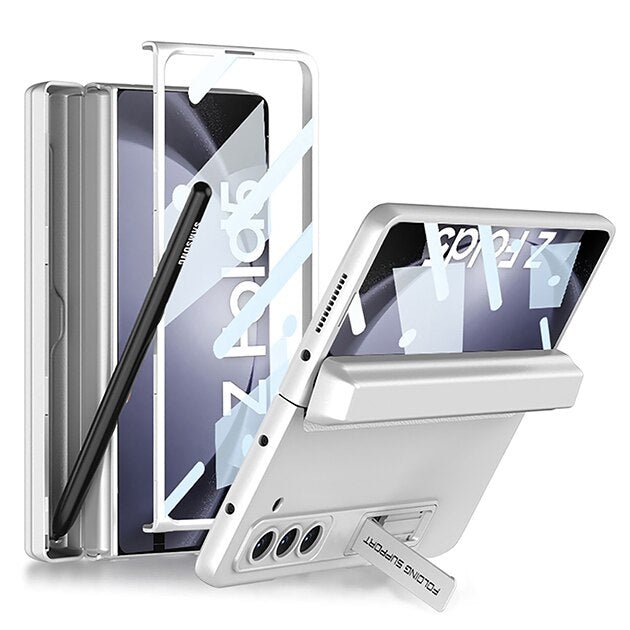 For Samsung Galaxy Z Fold 5/4/3 Shockproof Stand Holder Folding Case with S  Pen