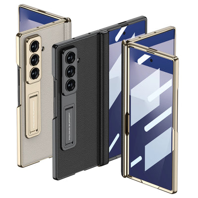Premium Leather Magnetic Stand Case
