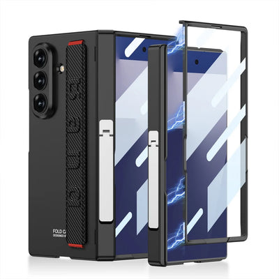 Magnetic Kickstand Case with Hand Strap