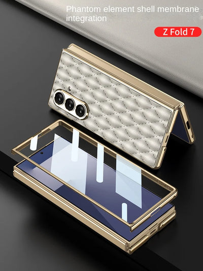 Premium Diamond-Texture Z Fold 7 Case