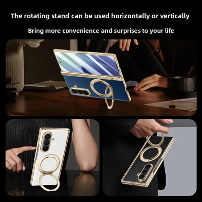 Magnetic Ring Case with Screen Protection