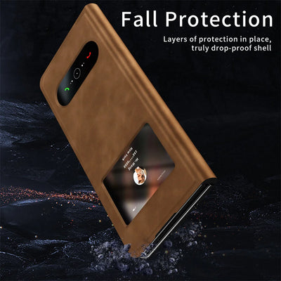 Luxury Leather Smart View Case