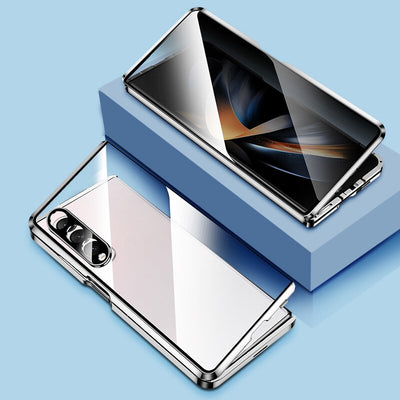 Magnetic Metal Frame Anti-Spy case For Samsung Galaxy Z Fold 4 & 3