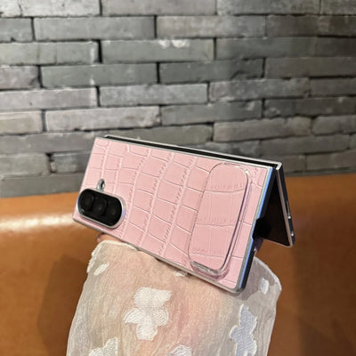 Luxury Crocodile Texture Kickstand Case