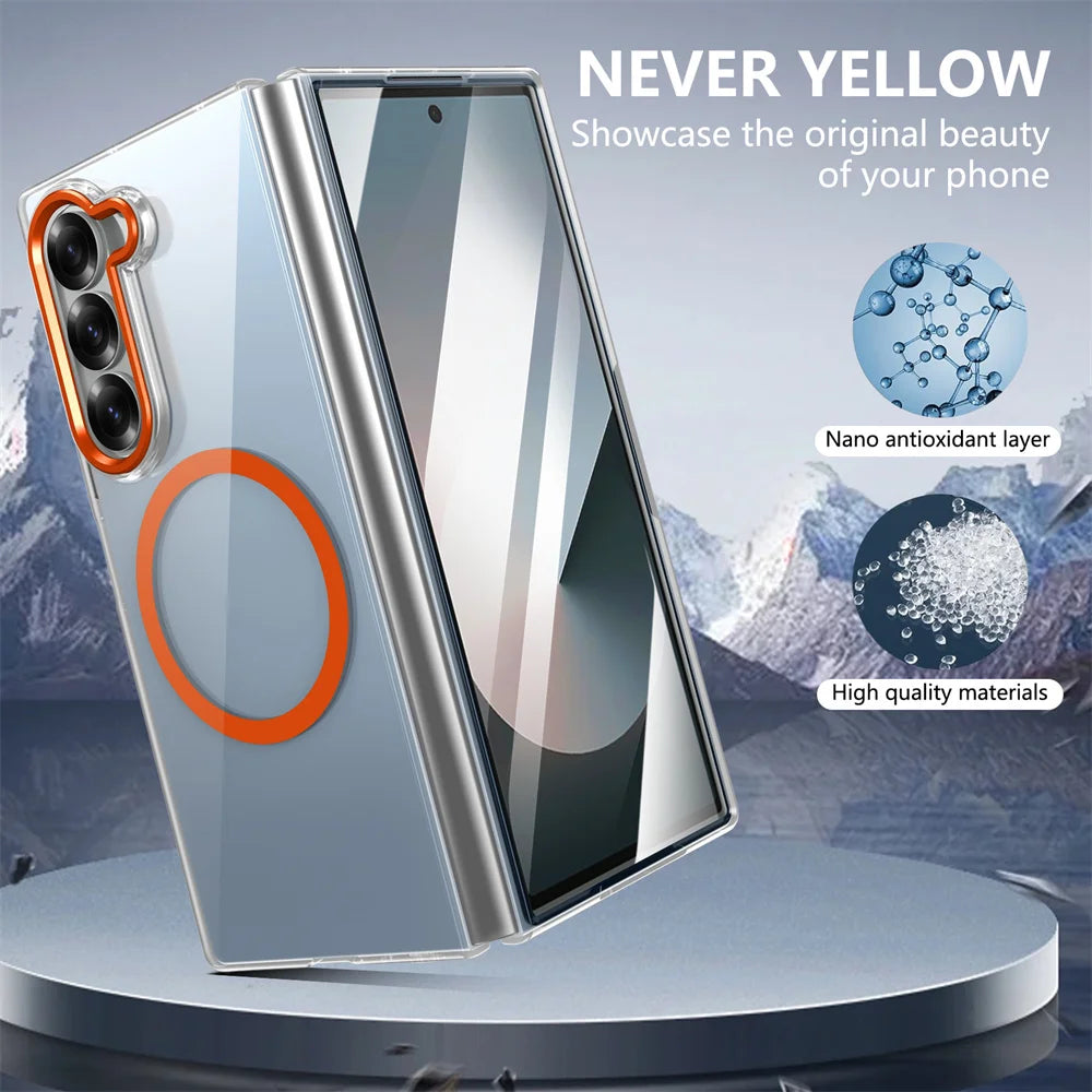 Clear Magnetic Case with Ring
