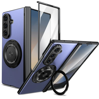 Magnetic Ring Kickstand Case with Screen protection