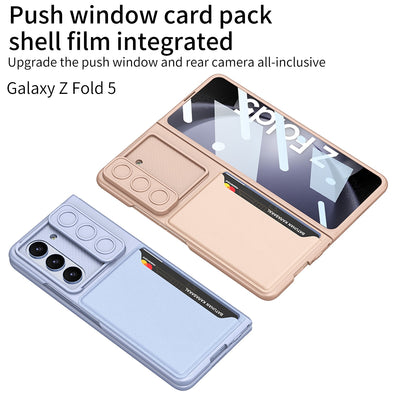 Ultrathin Matte Case with Card Holder For Samsung Galaxy Z Fold 5