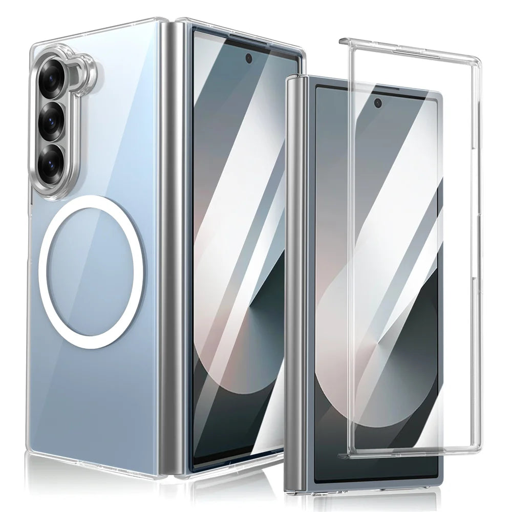 Clear Magnetic Case with Ring