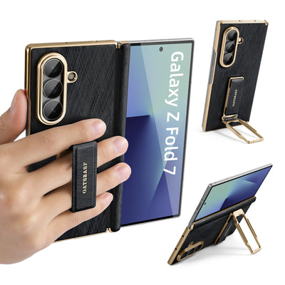 Strap Stand Leather Case for Z Fold 7