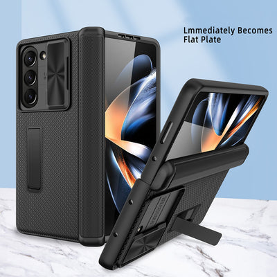 Shockproof Matte Case with Bracket For Samsung Galaxy Z Fold 5