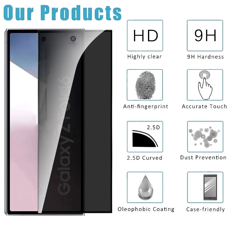 Premium Anti-Spy Privacy Screen Protector For Z Fold 7