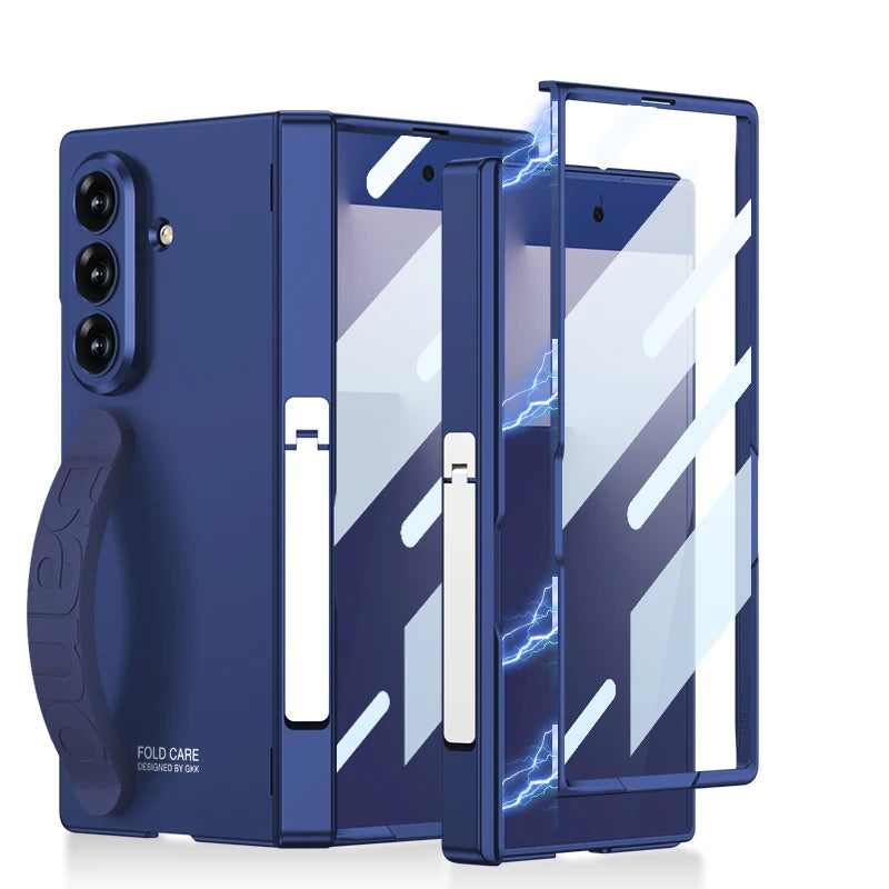 Magnetic Stand Case with Hinge Guard