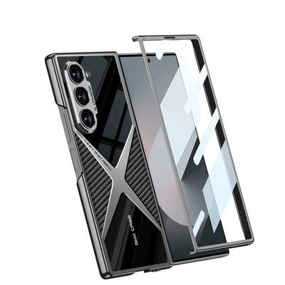 Luxury Leather Case with Camera Protection For Samsung Galaxy Z Fold 6