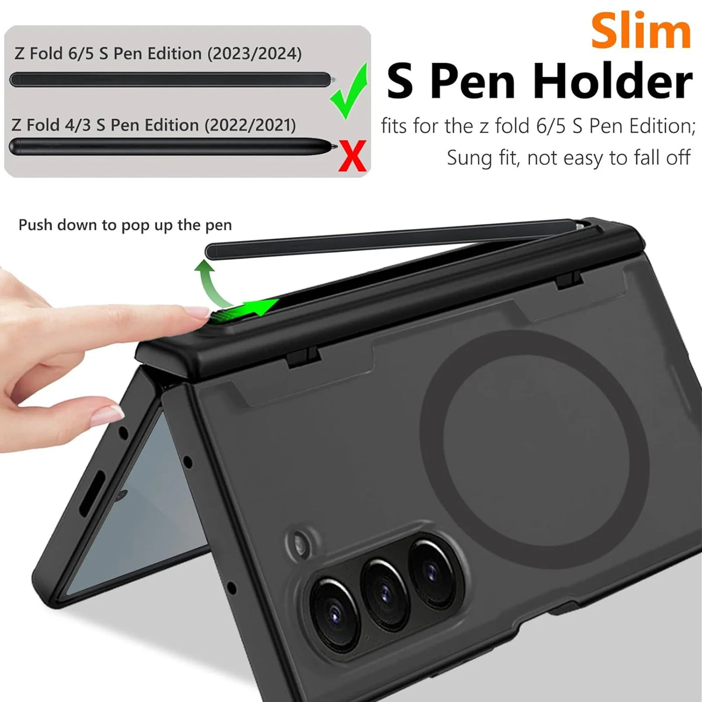 MagSafe Case with S Pen Holder For Z Fold 7