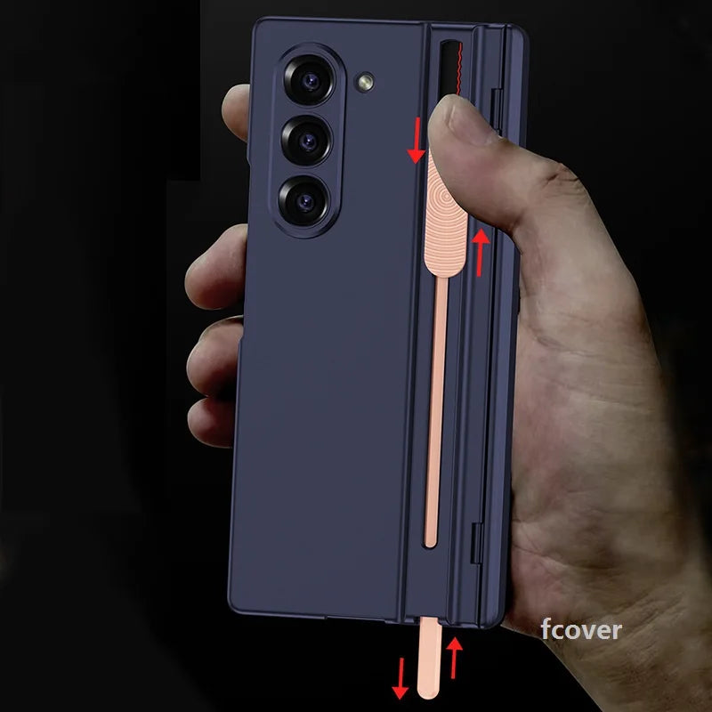 Full Protection Case with Pen Slot For Samsung Galaxy Z Fold 6