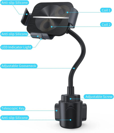 Dual Coil Wireless Car Charger for Z Fold Series