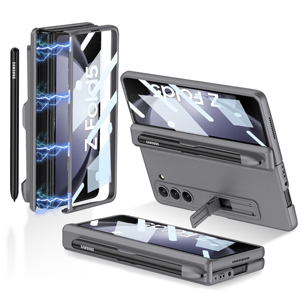 SAMSUNG Galaxy Z Fold 5 512GB 国内版 ケース付 Amazon.com: for Samsung Z-Fold-5 Case: [Hidden Kickstand][Wireless